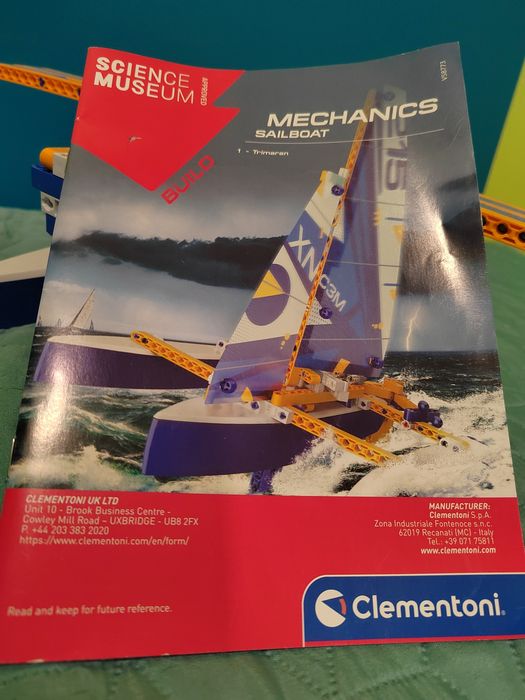Конструктор Clementoni MECHANICS  SAILBOAt 180 части