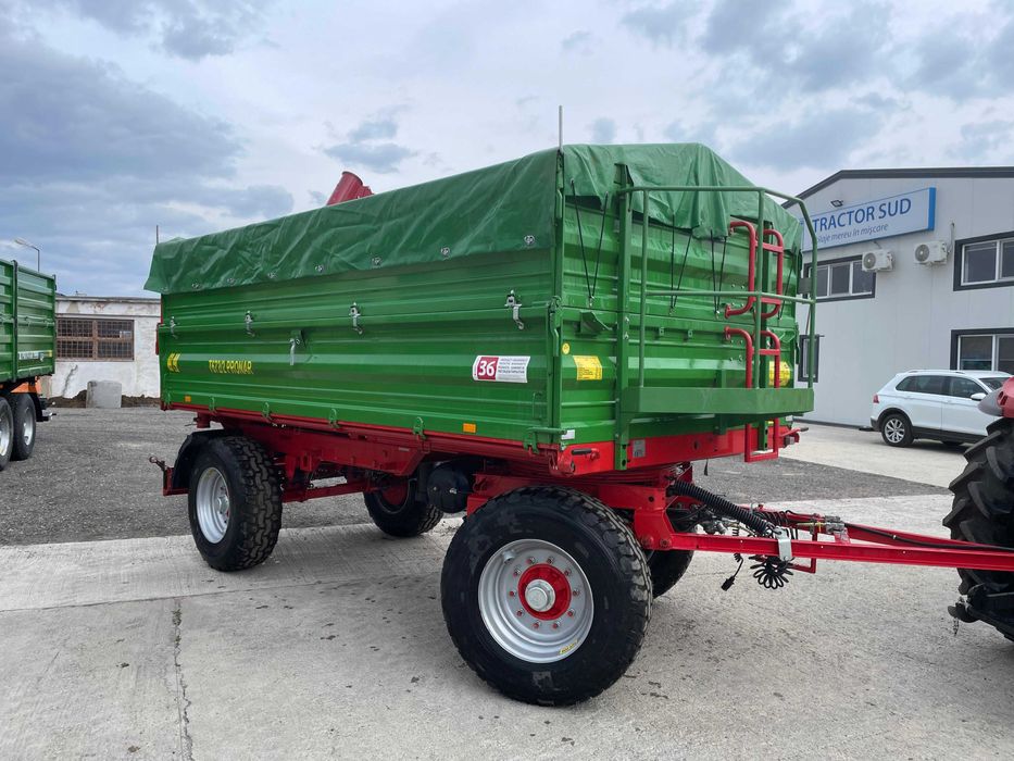 Remorca Pronar T672/2 2022 – 10T, Șnec,Prelată,Folosita in Demo