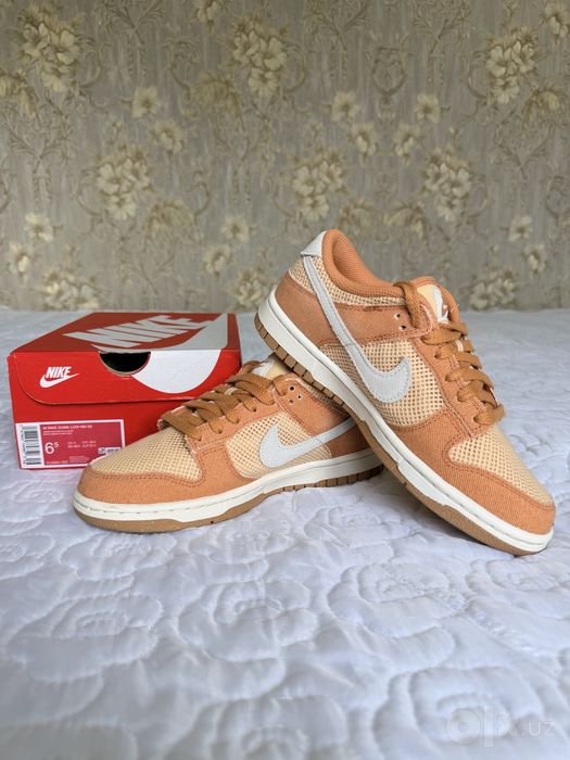 Nike Dunk Low Оранжевые Холст Оригинал 37.5