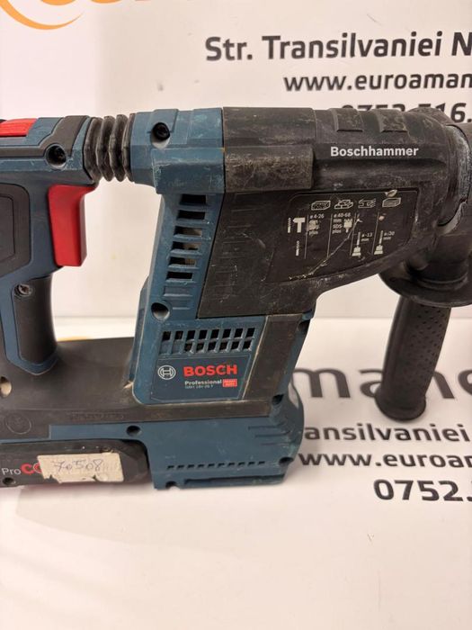 Ciocan rotopercutor Bosch Professional GBH 18V-26 F,2 acumulatori -T-