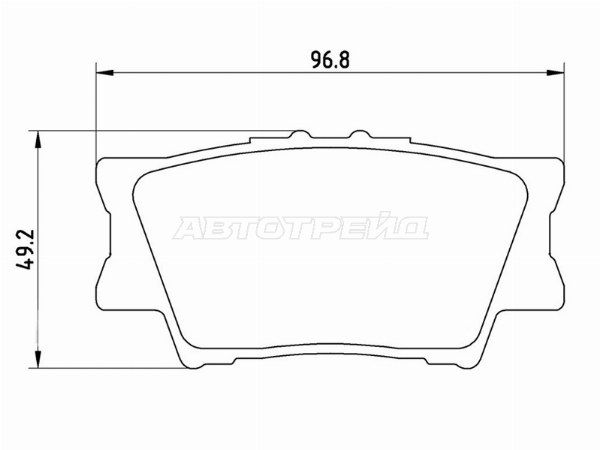 Колодки тормозные Toyota Camry europe/russia