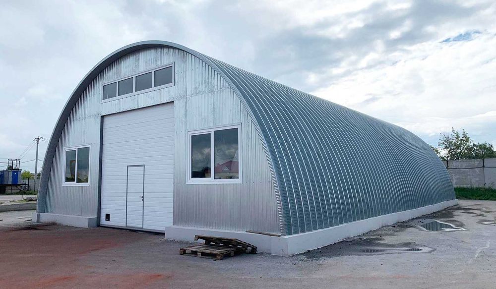 Строим бескаркасные ангары