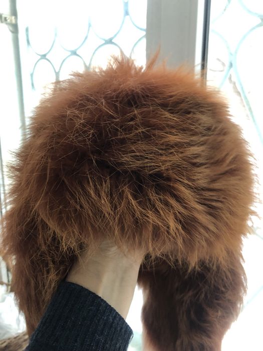 Шапка ушанка очень эффектная