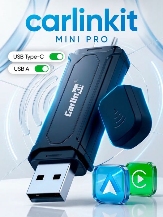 Беспроводной адаптер на Carplay / Android Auto