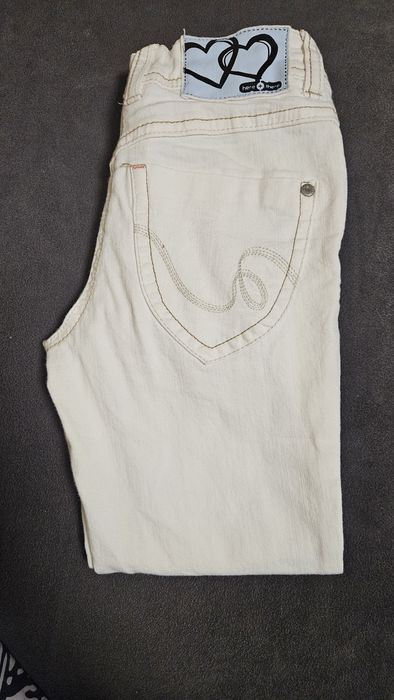 Детски бели дънки