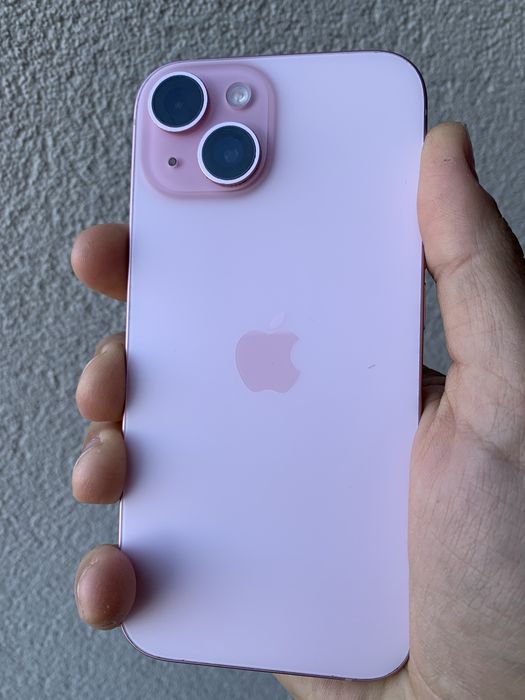 iPhone 15 Pink Limited Edition Roz Rose 5G 128 Gb ca Nou Sanatate Baterie 100%