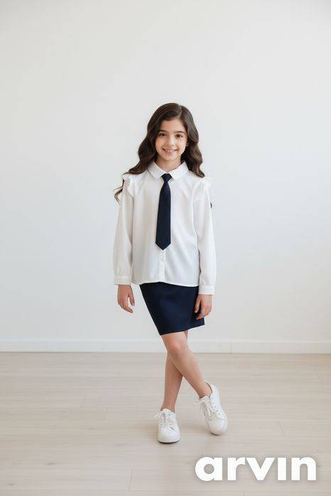 Комплект детски официални обувки, сако,риза и пола