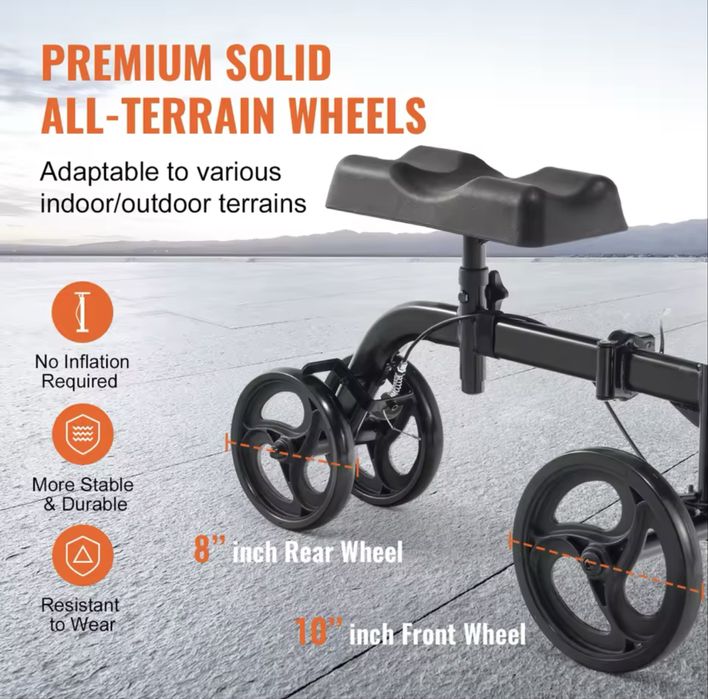 Колело-скутер при травма на глезена.