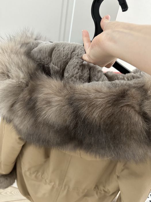 Меховая парка, натуральный мех