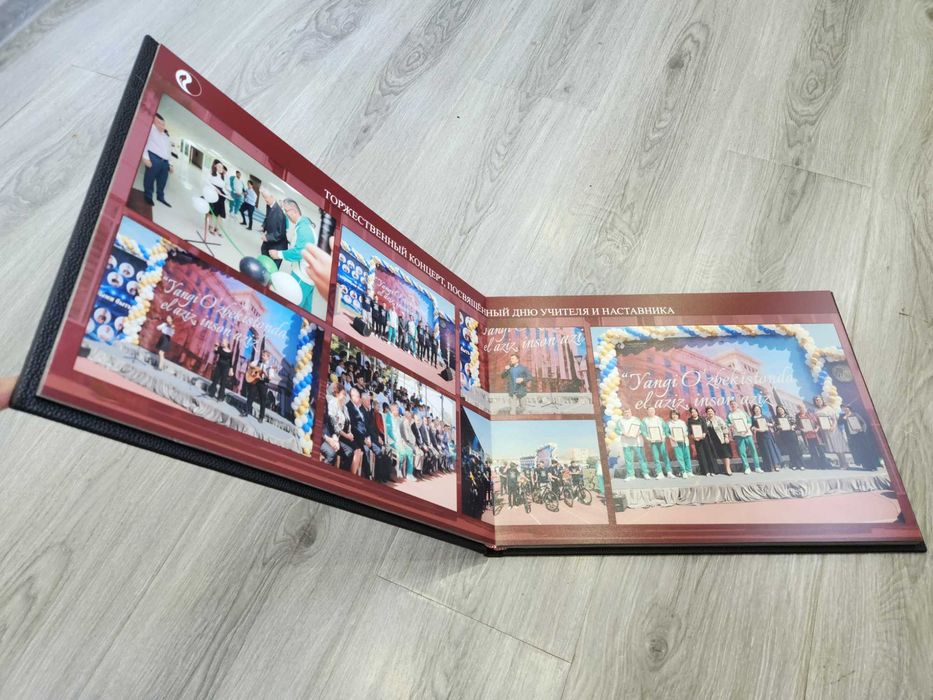 Fotoalbom pechati, Fotokitob, vinetka, to`yga va prezintatsiya albomi