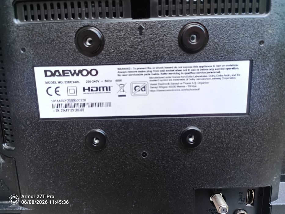 LED телевизор Daewoo 32DE14HL- за части