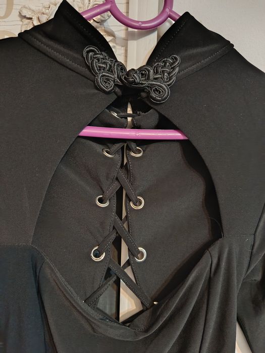 Rochie model unicat Goth Punk Rock Altercore mărimea Xs-S