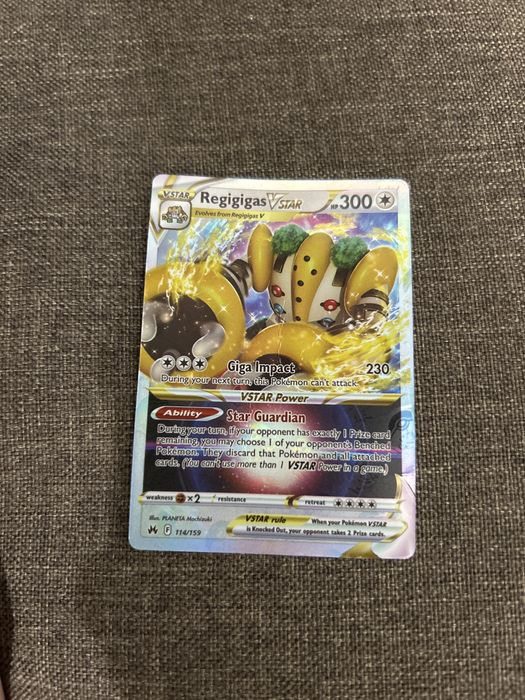 Vand card pokemon Regigigas Vstar