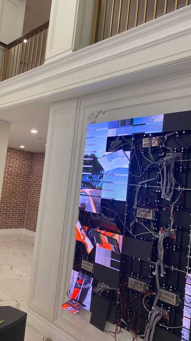 лэд экран монтаж устоновка