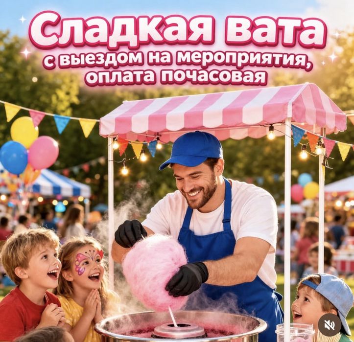 Заказать сладку вату