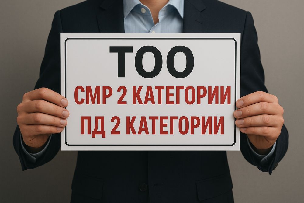 ТОО СМР и ПД 2 категории