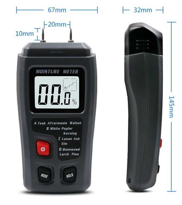 Влагомер древесины и бумаги