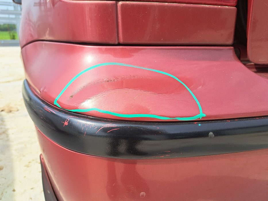 Bara spate Volkswagen Polo (6N2) [Fabr 1995-2000] Coupe ROSU