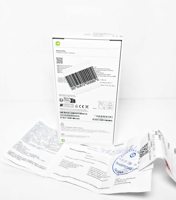 НОВ•iPhone 17 Pro 512GB Silver•Гаранция