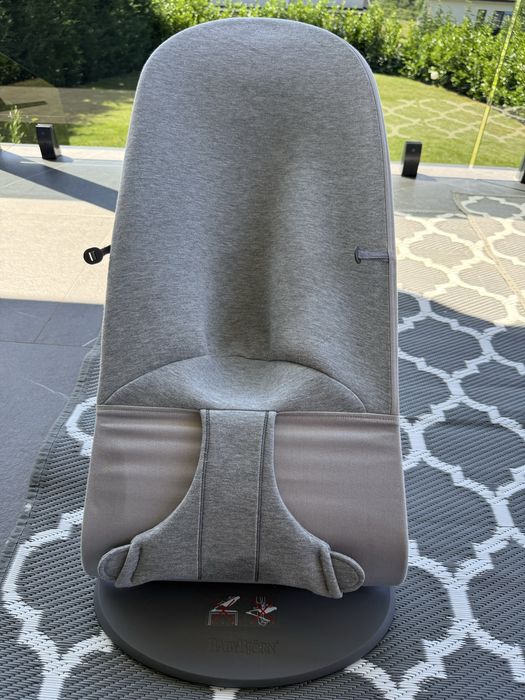 BabyBjörn Bouncer Bliss Grey Jersey | Balansoar ergonomic | Original