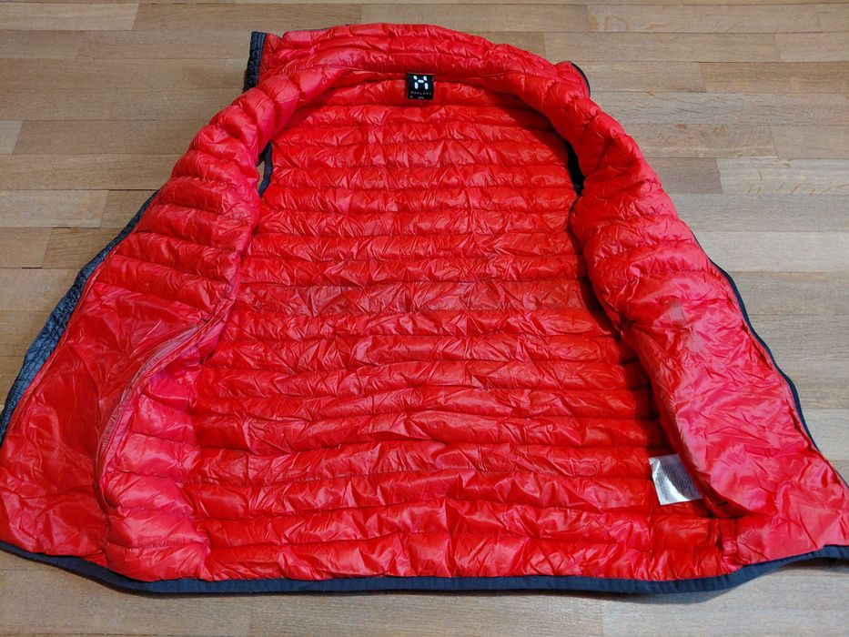 Haglöfs Essens II мъжки XS пухен елек оригинал 97% много фин пух