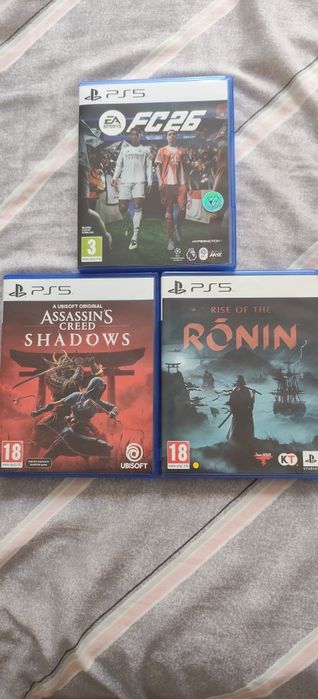 Fc26 ps5,Ac shadows,Rise of the ronin
