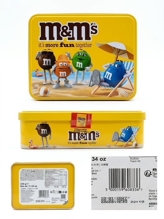 m&ms 330 грам с орешками
