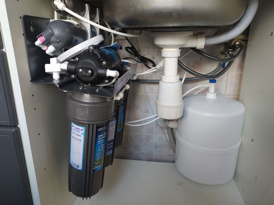 Установка Фильтора для воды.