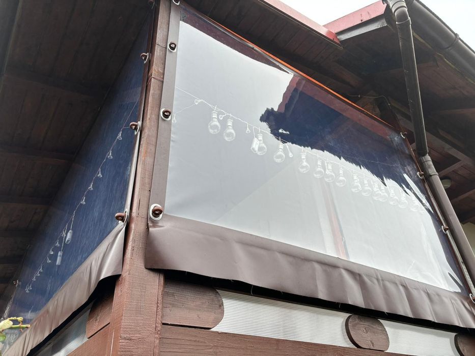 Folie terase si foisoare, folii terasa transparenta