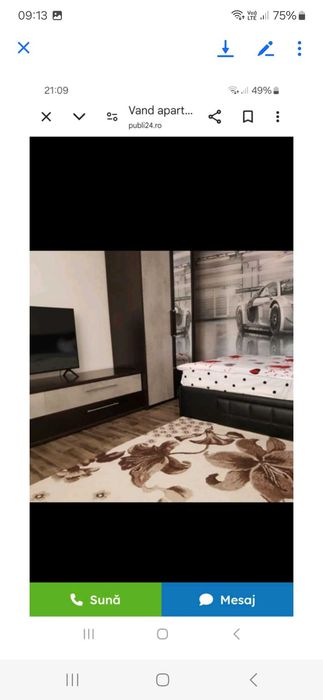 Inchiriez două camere bucătărie,baie,complet mobilate la casa cu curte comuna  in centru pe strada Mihai Eminescu