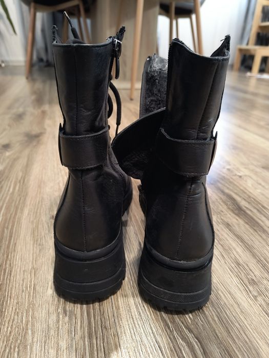 Кожени зимни боти