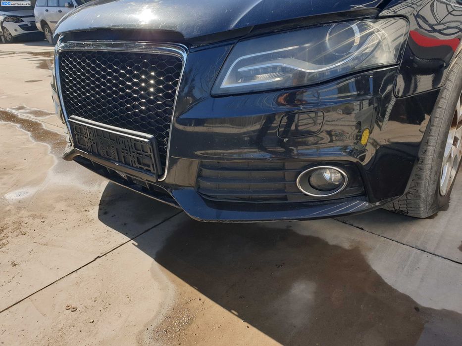 Bara Spoiler Fata Completa cu Grila si Spalatoare Audi A4 B8 NFL Non Facelift 2008 - 2012 Culoare LZ9Y [K7357]