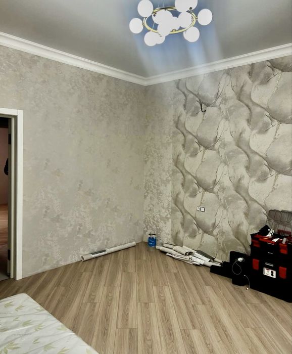 Поклейка обоев 1500тг кв метр