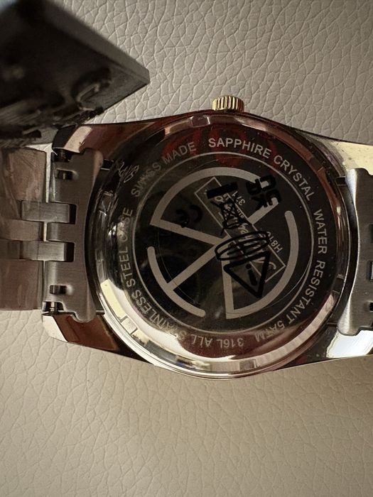 Mathey-Tissot Rolly 3  date Two-tone linnen