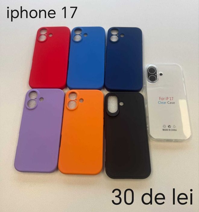 Huse, Folii, Cabluri iPhone 17 Pro Max - Montaj gratuit folie