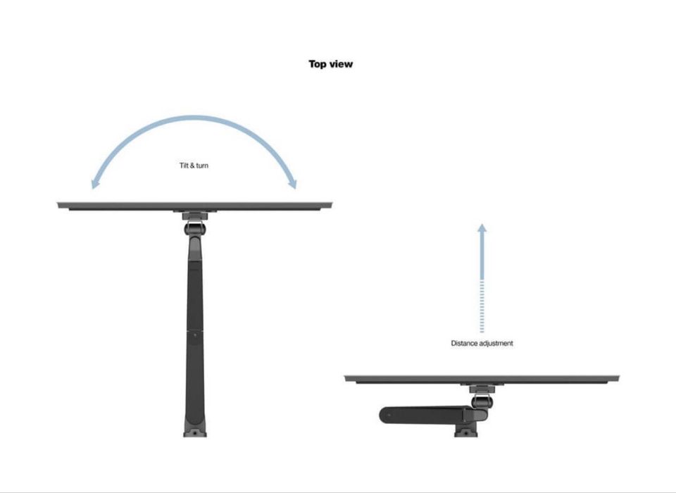 Suport monitor birou/perete Gas Lift Multibrackets
