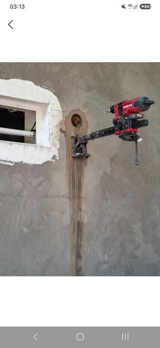 Beton g'isht teshish xizmati