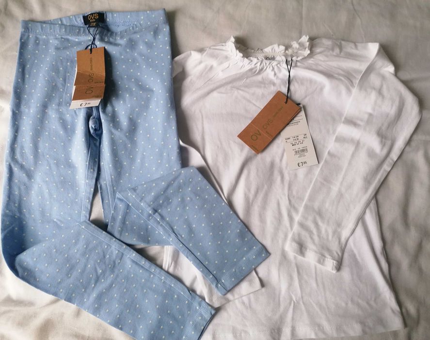 Нови клин и блуза OVS kids за момиче 128 р-р