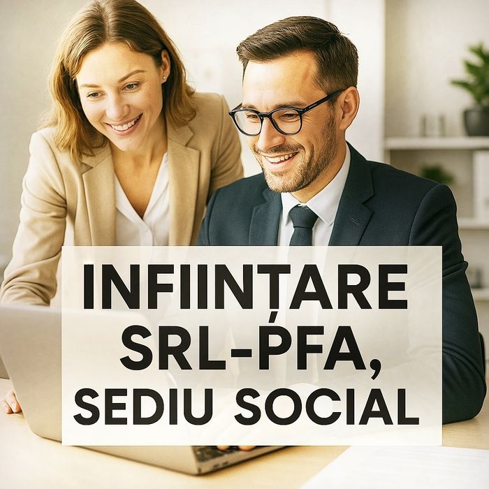 Deschidere Firmă/Înfiintare SRL-PFA,Gazduire Sediu Social,Timis-Arad !