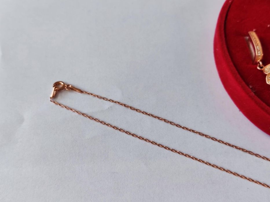 Сребърен комплект обеци,колие и пръстен