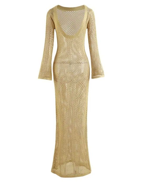 Пляжное платье сетка