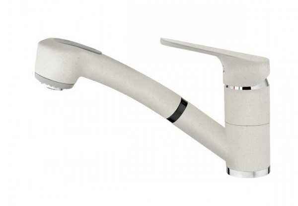 Baterie de bucătărie cu duș extractibil TEKA MTP 978 (SAND BEIGE)