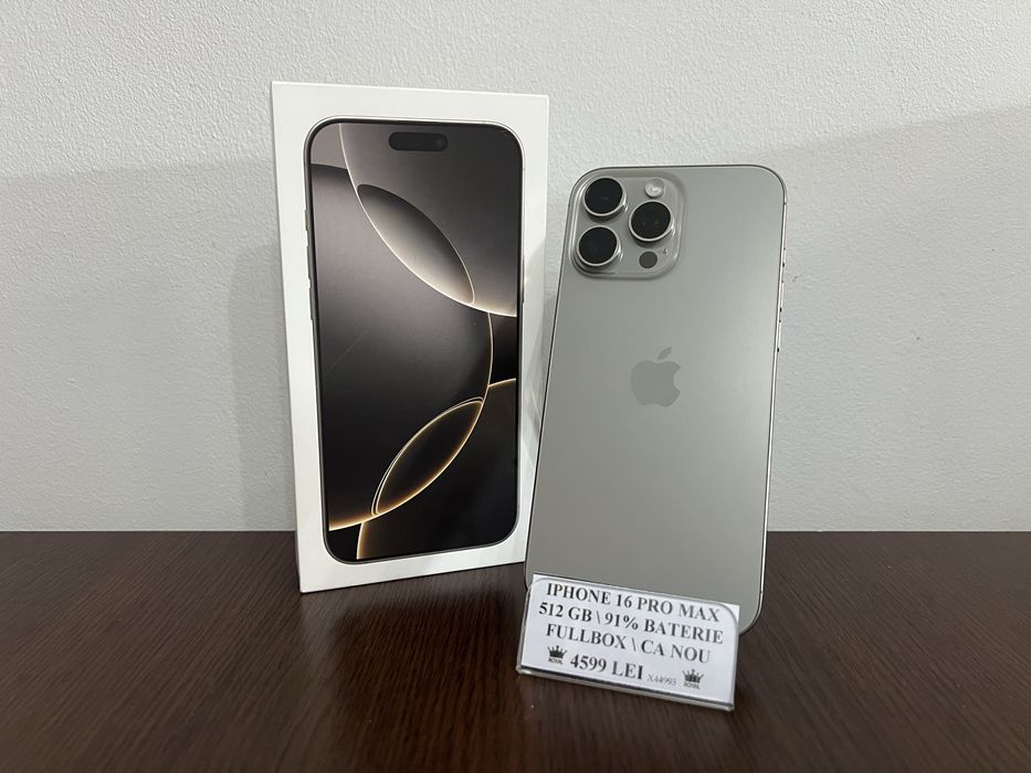 Amanet Royal CB : iPhone 16 Pro Max 512 GB