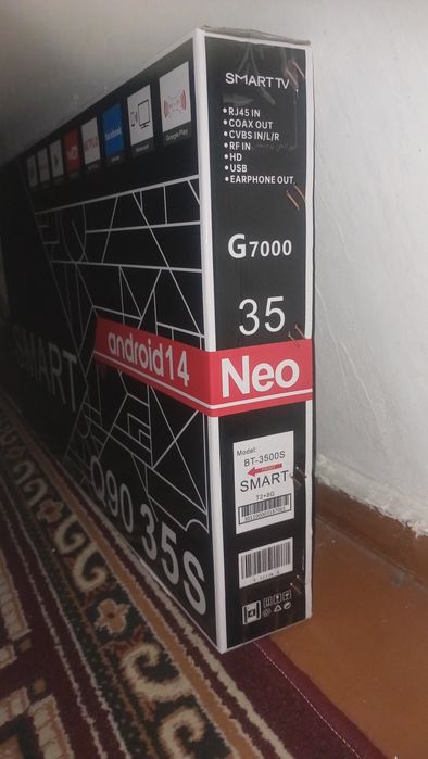 Smart 32 lik televizor sotiladi. Android 14 versiya