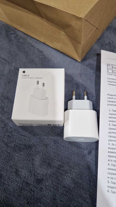 Адаптер, блок оригинал зарядка type c для Айфона