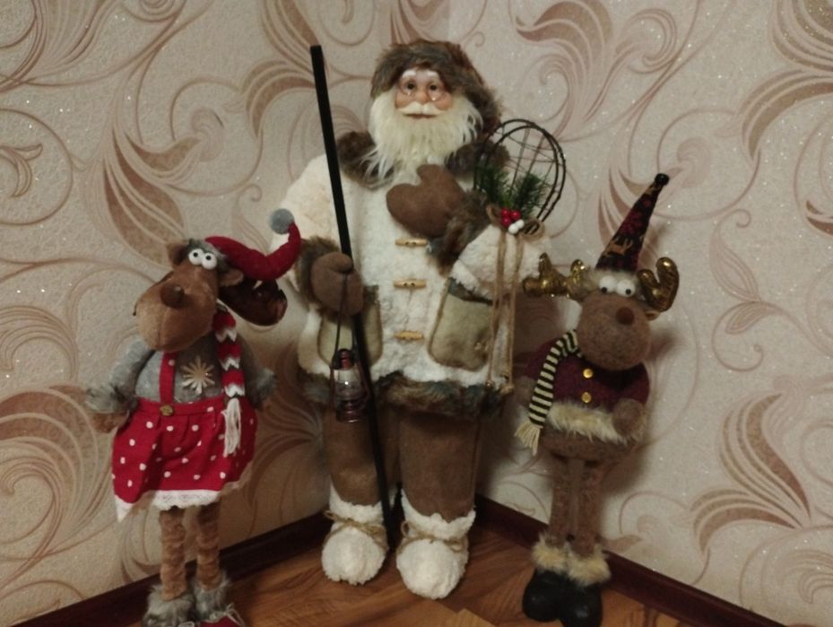 Дед мороз и олени новые