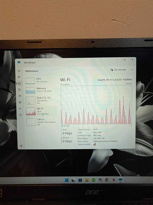 Laptop Acer / I7 Gen. 12 / 16 GB RAM DDR4 / GARANTIE * Krom Amanet Margeanului *