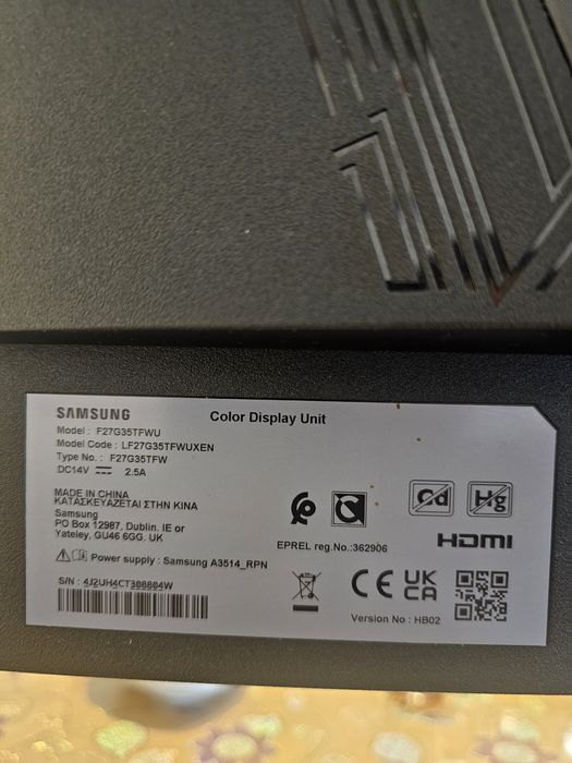 Monitor Gaming Samsung