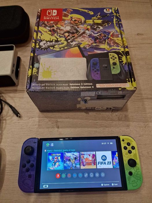 Nintendo Switch OLED Splatoon Edition 3 - FIFA 23 CADOU - TOP
