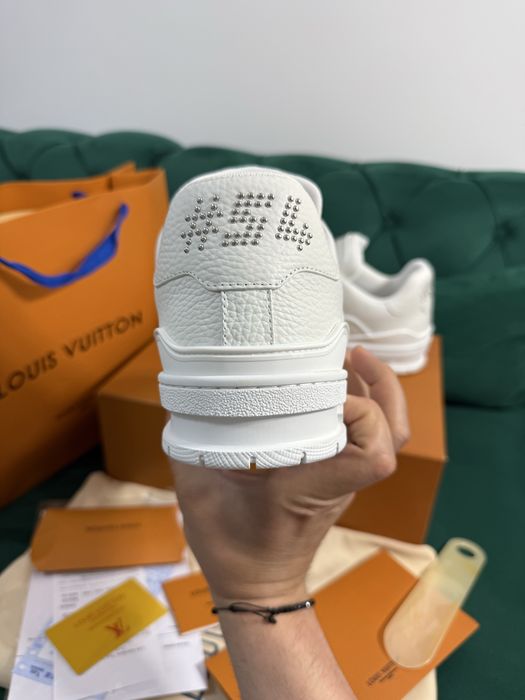 Adidasi Louis Vuitton piele naturala 100% Full Box colectie noua
